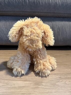 Vintage GUND Shaggy Tan Puppy Dog Plush
